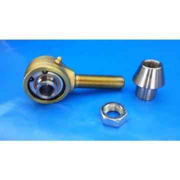 RH 3/4&#034;-16 x 5/8&#034; Bore, Chromoly Rod End, Heim Joints (Bung 1-1/4 x .120)  Flex