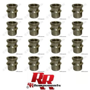 (16 PC) 7/8&#034; TO 3/4&#034; High Misalignment Spacer, Rod Ends, Heim Joints (Stainless)