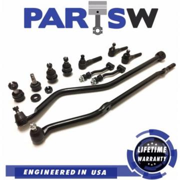 11Pc Suspension kit for JEEP Cherokee Comanche Inner &amp; Outer Tie Rod Ends