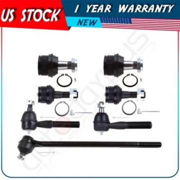 7 Pcs Suspension Kit Ball Joint Tie Rod End for 1980-1996 Ford F-150 4WD &amp; 4x4