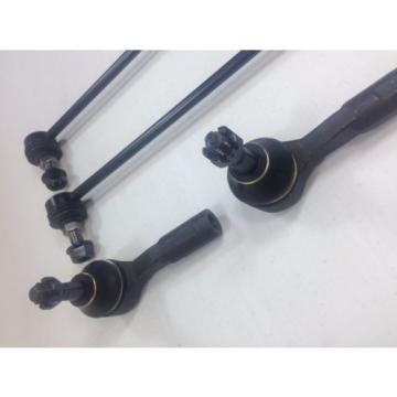 4 Piece Suspension Set Sway Bar Links Outer Tie Rod Ends 2 Year Warranty