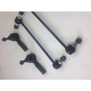 4 Piece Suspension Set Sway Bar Links Outer Tie Rod Ends 2 Year Warranty