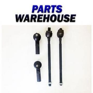 4 Piece Kit Includes Front Inner and Outer Tie Rod Ends