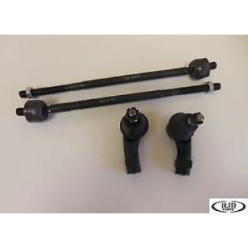 2 Inner &amp; 2 Outer Tie Rod End Rack End Fit FORD FOCUS