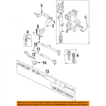 LAND ROVER OEM 93-95 Range Rover Steering Gear-Tie Rod End RTC5870