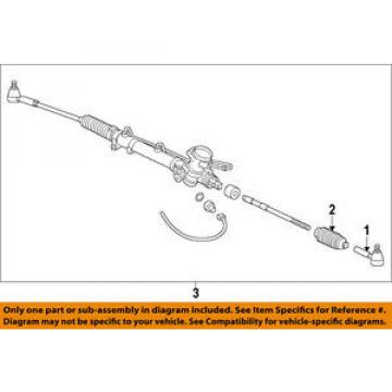 GM OEM Steering Gear-Inner Tie Rod End 13286687