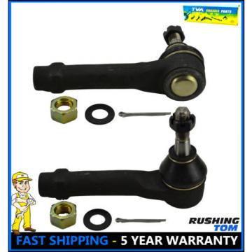2 (Pair) Suspension Front Left Driver Right Passenger Outer Tie Rod Ends
