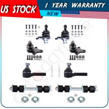 For 1989-1995 Toyota Pickup RWD Tie Rod End Sway Bar Link Kit 8 Pcs Suspension