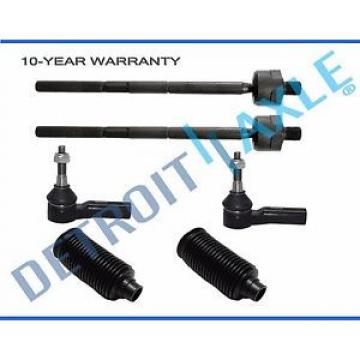 NEW 6pc Outer &amp; Inner Tie Rod + Rack &amp; Pinion Boots Kit  04-06 Dodge Durango 4x4