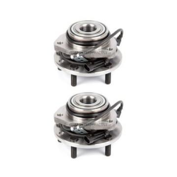 Pair New Front Left &amp; Right Wheel Hub Bearing Assembly For Chevy S10 Blazer 4X4