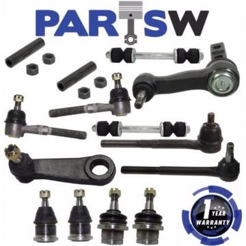 14pc Front Ball Joints Tie Rod Ends Pitman Idler Arm F-150 F-250 Expedition RWD