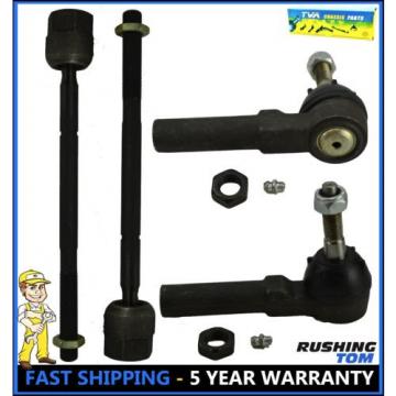 4 Pcs Kit Front Left Right Inner &amp; Outer Tie Rod End Dodge Plymouth Neon 95-99