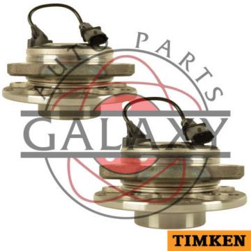 Timken Pair Front Wheel Bearing Hub Assembly For Saab 9-3 2003-2011