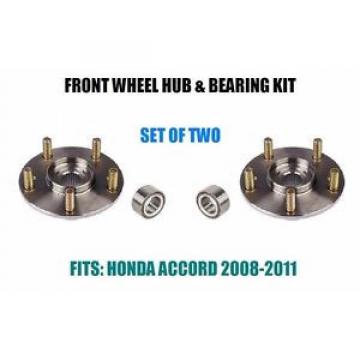 Fits: 2008-2011 HONDA ACCORD Front Wheel Hub &amp; Bearing Assembly  SET OF TWO