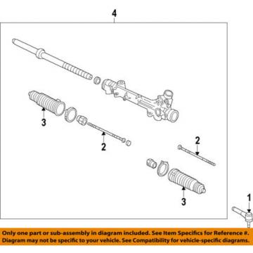 FORD OEM Steering Gear-Outer Tie Rod End 7L1Z3A130R
