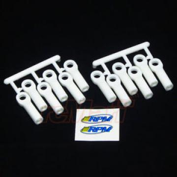 RPM (#80511) Long Rod Ends Dyeable White Traxxas Slash Summit T-Maxx Revo Jato