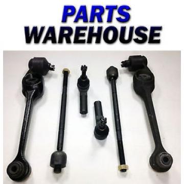 6 Piece Kit Control Arms with Inner and Outer Tie Rod Ends