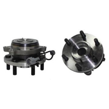 Pair: 2 New FRONT Driver and Passenger Wheel Hub Bearing - w/ ABS - 4x4
