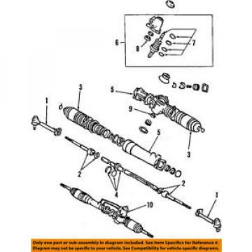 TOYOTA OEM Steering Gear-Inner Tie Rod End 4550309230