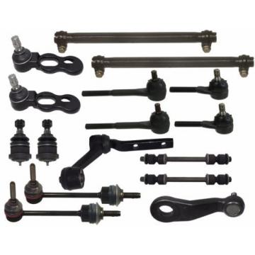 16 Piece Suspension Kit Inner Outer Tie Rod End Ball Joint Stabilizer Steering