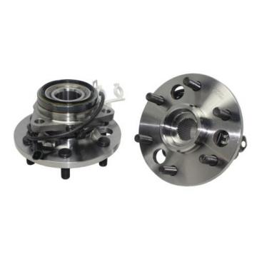 2 New Front GMC Chevy Cadillac ABS 4WD 6 Bolt Wheel Hub and Bearing Assembly
