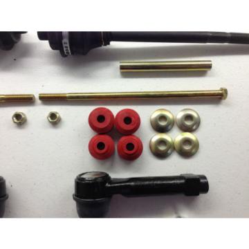 Kit 6 Pieces Steering Front End Tie Rod Ends Sway Bar Links 1 Year Warranty
