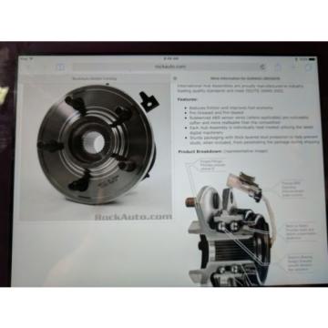 Wheel Bearing &amp; Hub Assembly fits 2006-2010 Ford Explorer  DURAGO PREMIUM