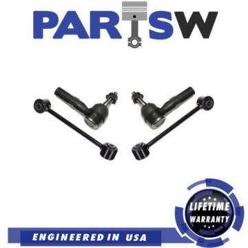 4 Pc Front Suspension Kit for Jeep Commander &amp; Grand Cherokee Outer Tie Rod Ends