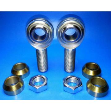 1/2&#034;-20 x 1/2&#034; Bore PanHard Rod End Kit, w/ Cone Spacers &amp; Jam Nuts,Heim Joints