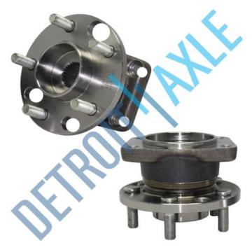 Pair: 2 New REAR 2002-08 Jaguar X-Type Complete Wheel Hub and Bearing Assembly