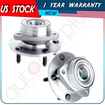 Pair(2) New Front Wheel Hub Bearing Assembly For 94-99 DODGE RAM 1500 4X4 4WD