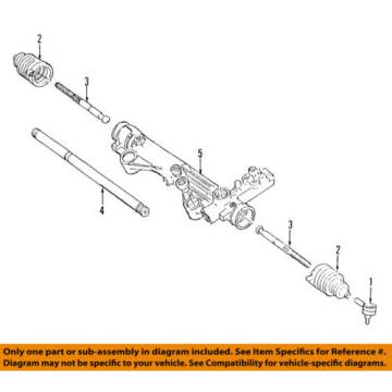 FORD OEM Steering Gear-Outer Tie Rod End 4L3Z3A130CA