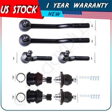 Suspension Kit for 95-97 Nissan Pickup RWD Ball Joint Tie Rod End 8 Pcs New
