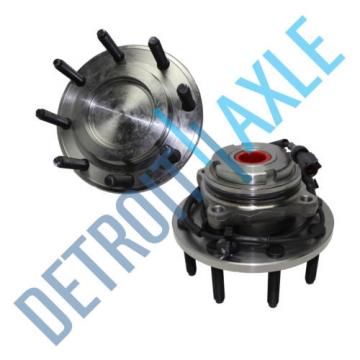 Pair (2) NEW Front Wheel Hub And Bearing Assembly ABS F-350 F-450 Super Duty 2WD