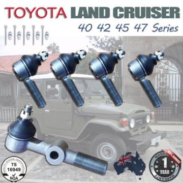 Toyota Landcruiser BJ40 BJ42 FJ40 FJ45 HJ45 HJ47 Tie Rod End Relay Kit  LH 4x4