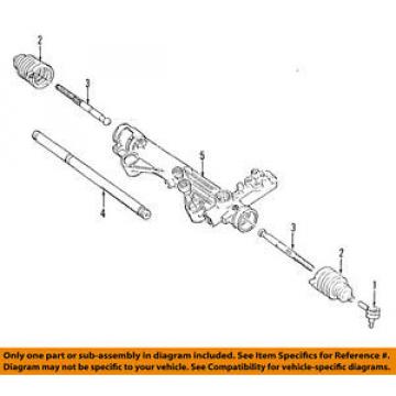 FORD OEM Steering Gear-Inner Tie Rod End 1F2Z3280AA