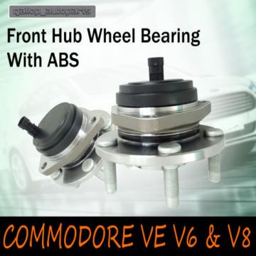 2 X Holden Commodore VE Front Wheel Bearing Hubs Assembly Kit With ABS 06-13