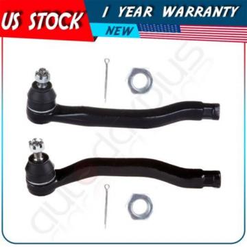 2 Pieces Suspension Left Right Outer Tie Rod End for 1990-1993 Honda Accord