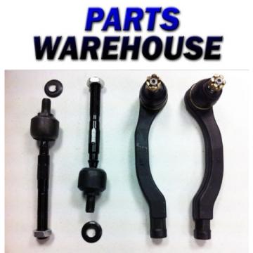 4 Tie Rod Ends Honda Civic Crx 88-91 Outer Inner 1 Year Warranty