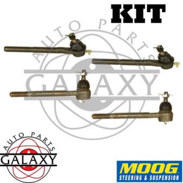 Moog New Inner &amp; Outer Tie Rod End PairS For Buick Chevrolet GMC Pontiac