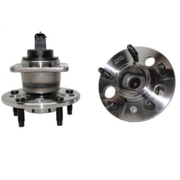 Pair (2) NEW REAR Wheel Hub and Bearing Assembly Buick Cadillac Pontiac ABS