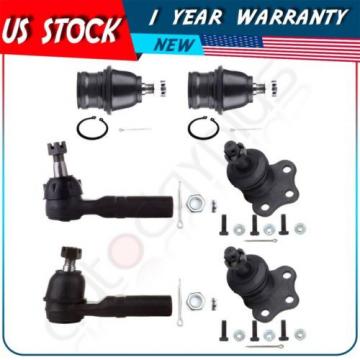 For 98-99 Dodge Durango 4WD 4 Ball Joint 2 Outer Tie Rod End Suspension Kit