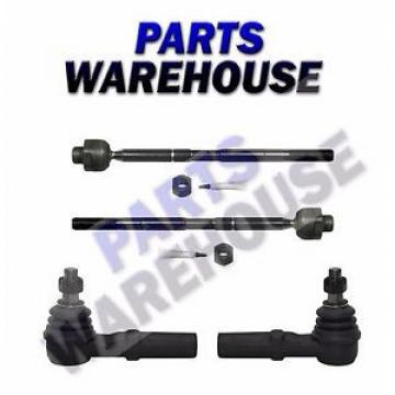 4 Piece Kit Left &amp; Right Front Inner and Outer Tie Rod Ends