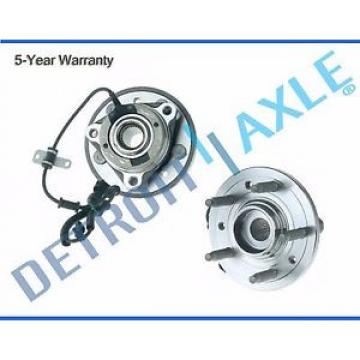 Pair (2) NEW Front Wheel Hub and Bearing Assembly Set Ford ABS