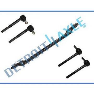New 5pc Kit: Center Drag Link + Inner and Outer Tie Rod End Links for GMC - 2WD