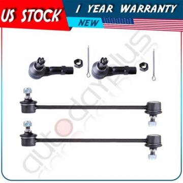 4 Pcs of Set Suspension for Mazda Protege5 Sway Bar Link Kit Tie Rod End