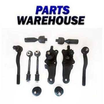 10 Piece Kit Front Inner &amp; Outer Tie Rod Ends Upper &amp; Lower Ball Joints Sway ...