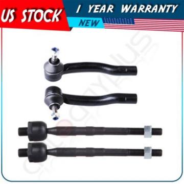 Suspension Kit Inner &amp; Outer Tie Rod End Links For 1999-2005 Suzuki Grand Vitara