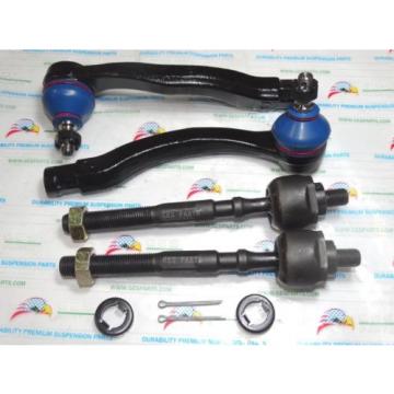 92-95 Honda Civic 94-97 Integra 92-97 Del Sol Acura 4 Outer &amp; Inner Tie Rod Ends