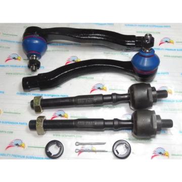 92-95 Honda Civic 94-97 Integra 92-97 Del Sol Acura 4 Outer &amp; Inner Tie Rod Ends